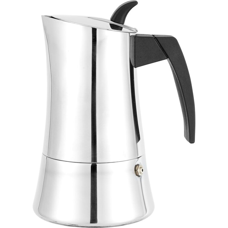 BonJour Coffee Stainless Steel Stovetop Espresso Maker, 32-Ounce 