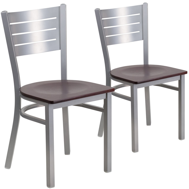 Chaise de restaurant Alvera, Acajou