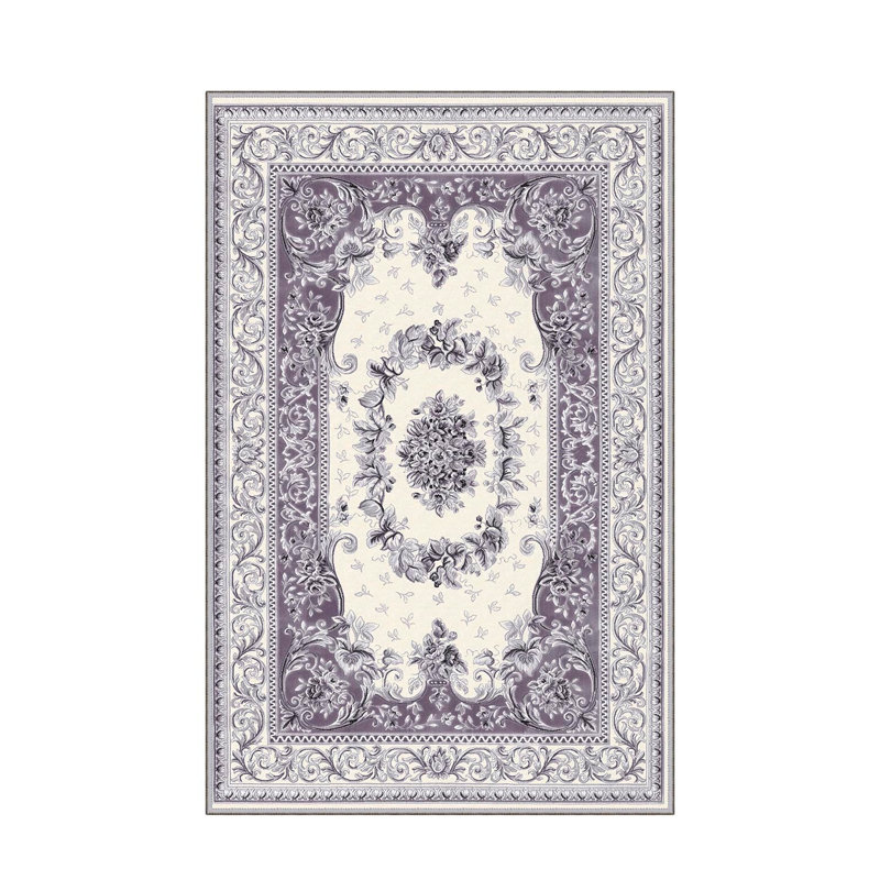Stylish Woven Carpet, 5.2 x 7.5 Feet | 100% Polyester, 0.3 in Pile Height, Antibacterial, Non-Slip PVC Dot Underside | Machine Washable, 3D Digital Print | Perfect for Living Room, Bedroom & Home Décor