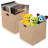 12" Collapsible Wicker Storage Baskets Storage Cubes Baskets Organizer Bins, 2 Pack-1107368310