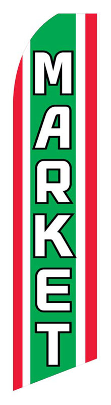 Double Sided 138'' H x 38'' W Polyester Feather Banner