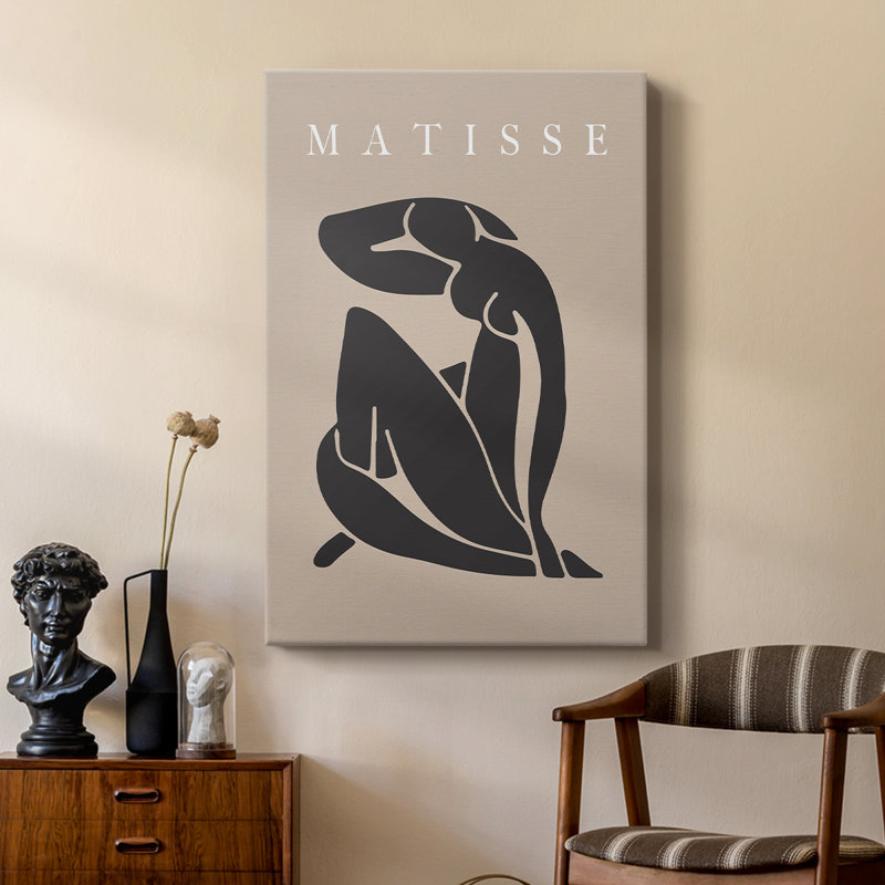 Matisse Ccclxxvii, reproduction d'art encadrée sur mesure, galerie Cavas, H 18 po x l 12 po