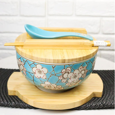Ensemble de baguettes Blue Spring Blossoms Donburi Ramen