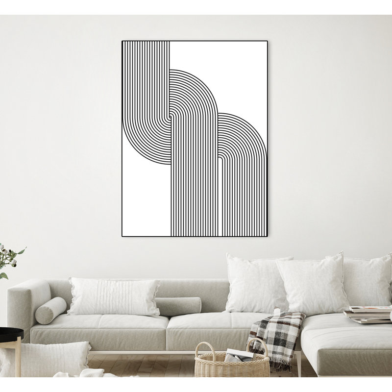 Toile encadrée Modern Forms, H 24 po x l 18 po