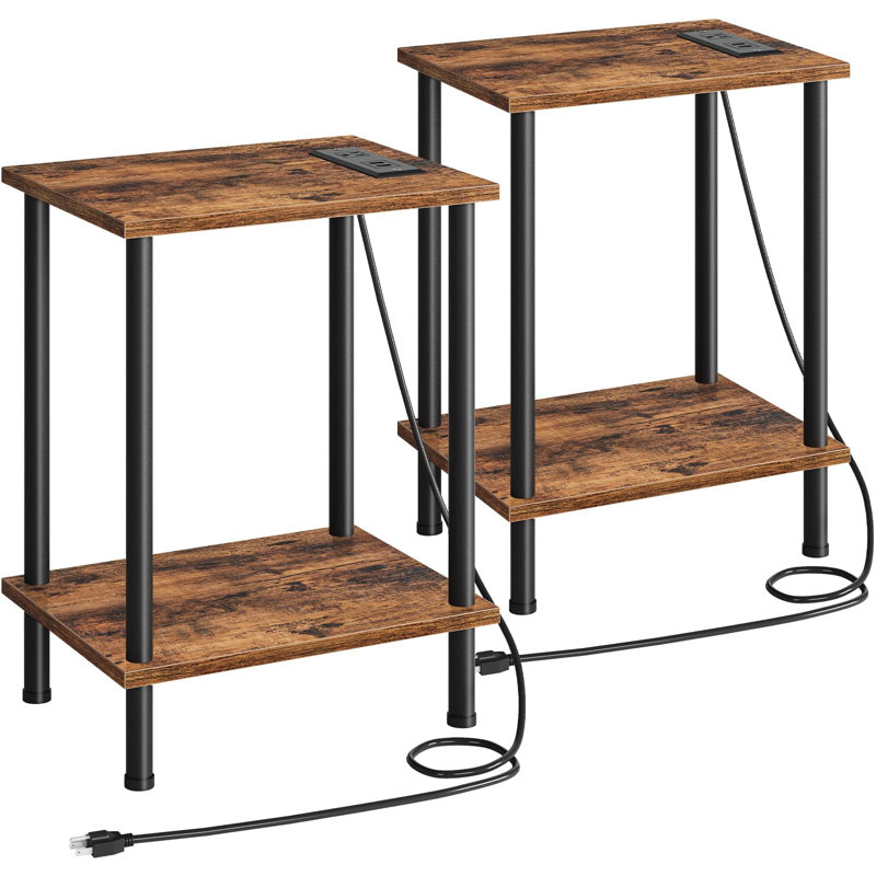 Table de bout Cassadra, Brun