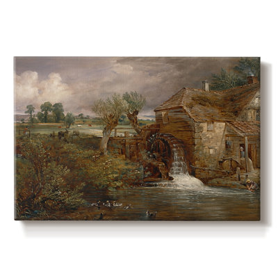 Parham Mill, Gillingham-John Constable-Gallery Wrapped Canvas-c. 1826