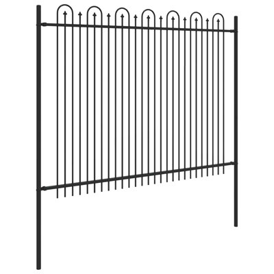 Powder-Coated Steel Fence Panels Included