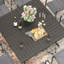 Ensemble de patio 7 pièces comprenant une table carrée de 59 po, 4 chaises empilables et 2 bancs-509265850