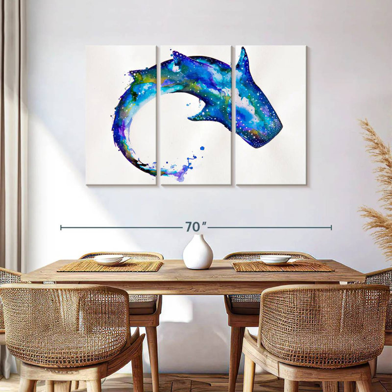Brampt Celestial Shark, 36" H x 57" W