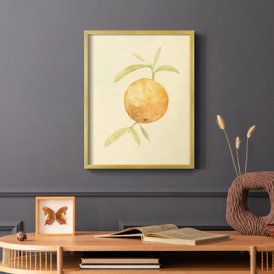 «Dappled Oranges III», reproduction encadrée - bois massif