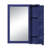 Cargo Blue Finish Vanity Mirror