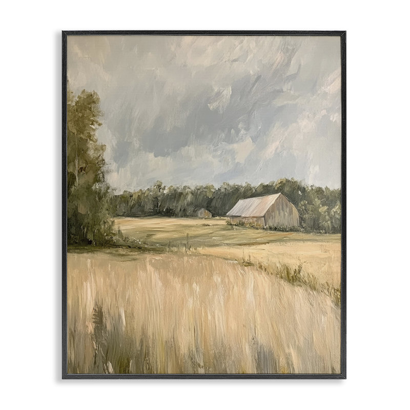 Giclée encadrée par Natural Farm's Wispy, par Petal Prints Design, H 14 po x l 11 po, Giclée encadrée noir minuit