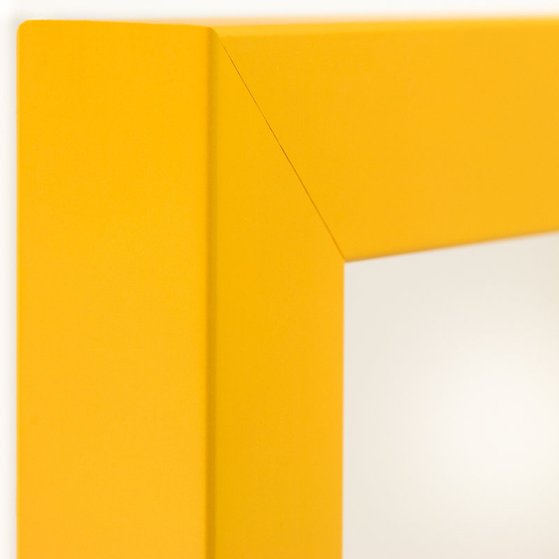 Cadre photo confetti 0,875 po Confetti, L 20 po x H 30 po avec passe-partout l 16 po x H 2, Jaune