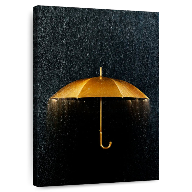 Kerner Gold Umbrella, 36" H x 24" W