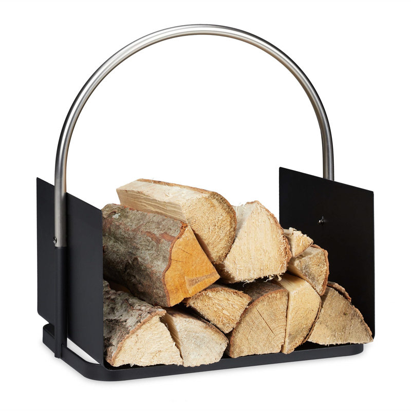 Avynn 40.5cm W Metal Log Rack