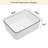 16" x 12" White Ceramic Rectangular Vessel Bathroom Sink with Black Trim - Modern Above-Counter Vanity Basin for Contemporary Bathrooms-94372983
