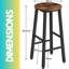 Siljan 2PC Bar Stools 65CM High