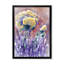 Lavande, motif abstrait - décoration murale traditionnelle sur toile-1684847258-1684847259