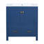 Meuble-lavabo 30 po avec lavabo simple-466538009