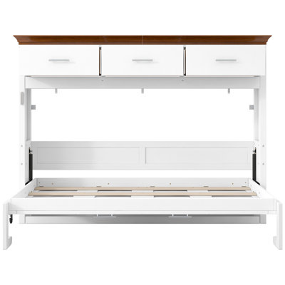 Twin Bed In White, 3 Drawers For Ample Storage Space, And Construction, Space - Saving, Easy To Put Together Size White With Drawers, Saving Bedroom, Reliable Material, Assembly, No Spring Box Needed