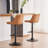 Modern Height Adjustable Swivel Bar Stools Upholstered Leather Barstool Kitchen Island Chairs With Metal Frame-1547019495