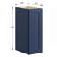 Armoire murale bleu marine Shaker, structure en bouleau massif, boîte d'armoire en contreplaqué, tablette réglable, finition matte douce, plusieurs tailles-134530630