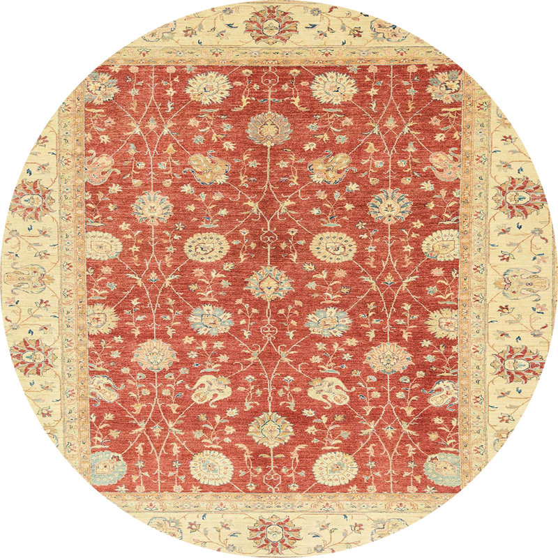 Tapis abstrait moderne 2751, Rond 4 pi