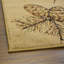 Tapis beige / bleu Perz-26577732