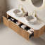 Meuble-lavabo mural 60 po avec lavabo en céramique et meuble de rangement mural-1455230417