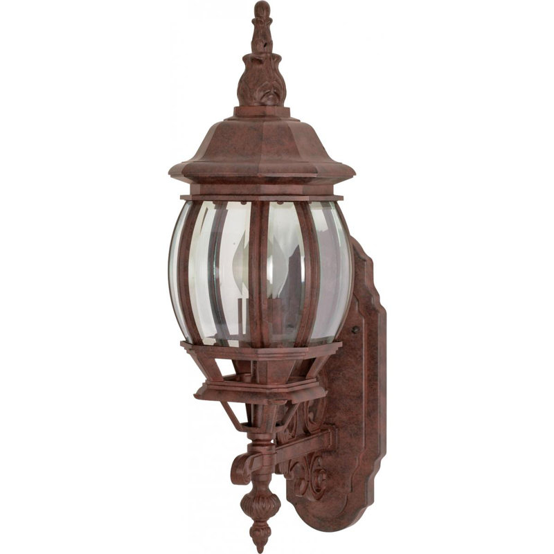 Lanterne murale d'extérieur Gillian, H 22,75 po x l 7,375 po x P 15 po, Bronze vieilli