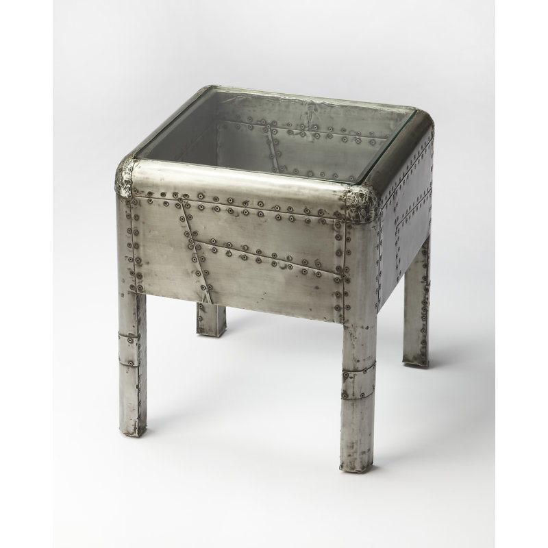 Alisander Glass End Table