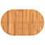 Garden Dining Table Oval Solid Wood Acacia-1480148826