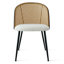 Chaise d'appoint rembourrée en rotin Atwater-1519845856