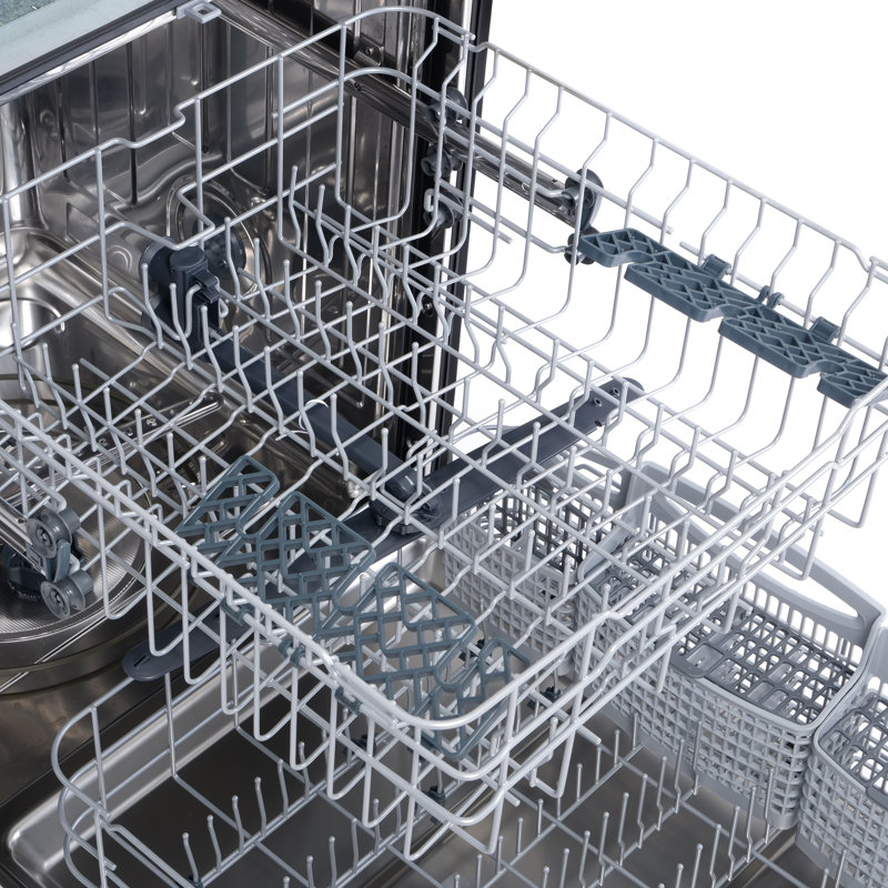 Cosmo 24 in. Top Control Built-In Tall Tub Dishwasher in Fingerprint Resistant Stainless Steel, 45 dBA