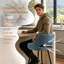 Faux Leather Upholstered Bar Stools with Armrests-129444390
