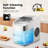27lbs/day Electric Portable Ice Maker Machine With Hand Scoop And Self Cleaning Function-79017869