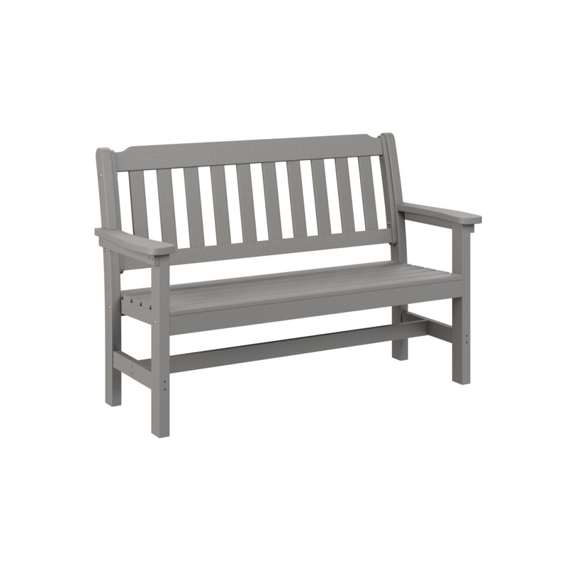 Berlin Gardens Garden Bench, Light Gray