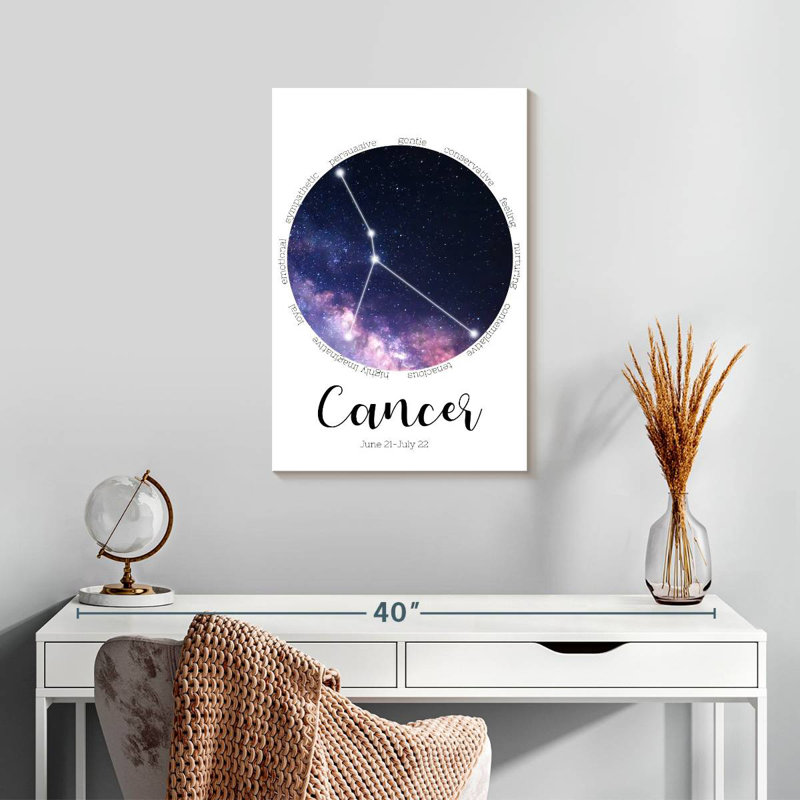 Adella Cancer Star Constellation, 24" H x 16" W