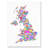 " UK Cities Text Map 3 " by Michael Tompsett-10618271