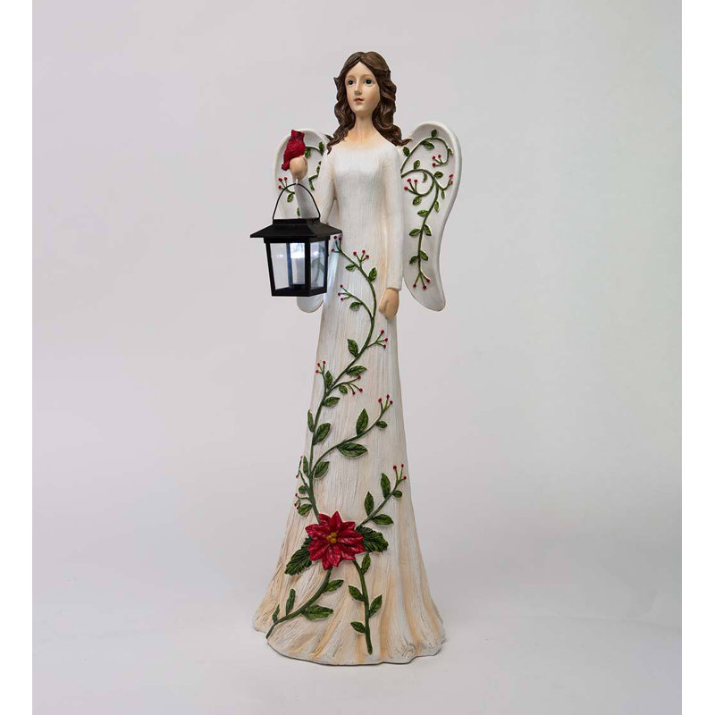 Angel Garden Statue with Solar Lantern