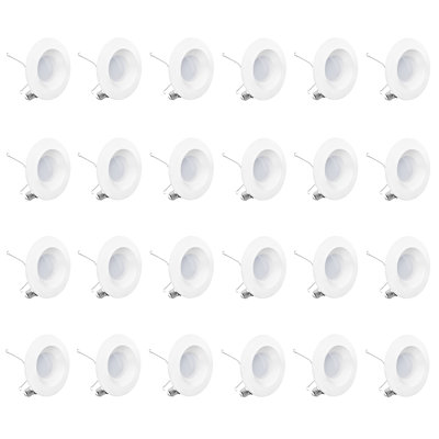 Éclairage à DEL rétroéclairé 5 po / 6 po, 12 W, blanc doux 2700 K, à intensité variable