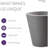 Madison Indoor/Outdoor Modern Round Planter-387224299-309931502