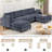 6 - Piece Upholstered Sectional