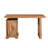  Chaliyah Solid Wood Writing Desk 68" in Light Brown-126643321