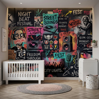 Posters Wallpaper Concert Posters Removable Street Posters Wall Decor