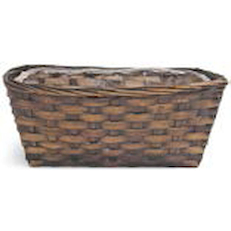 August Grove® Wicker Box, 4.5" H x 6" W x 10.5" D