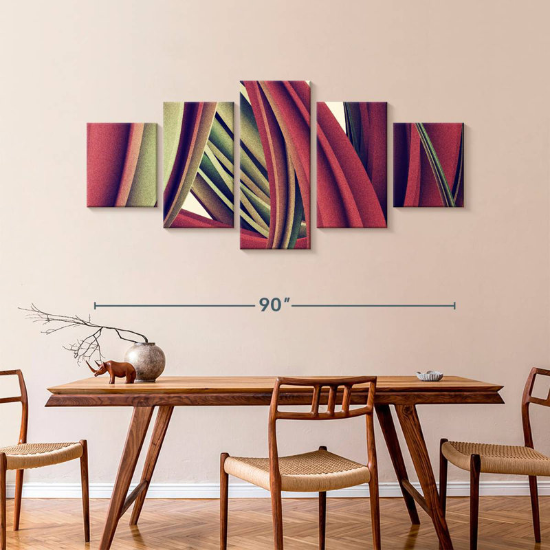 Wallie Twisted Shape, 42" H x 92" W