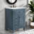 Durable Modern Vanities With Storage, Solid Wood Mdf Cabinet, Blue Gray