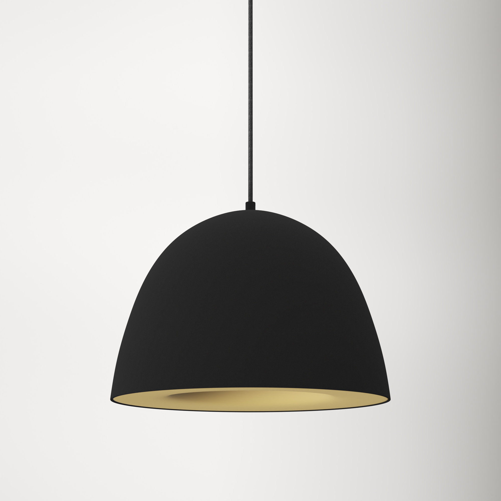 Natosha Single Light Metal Dimmable LED Pendant | AllModern