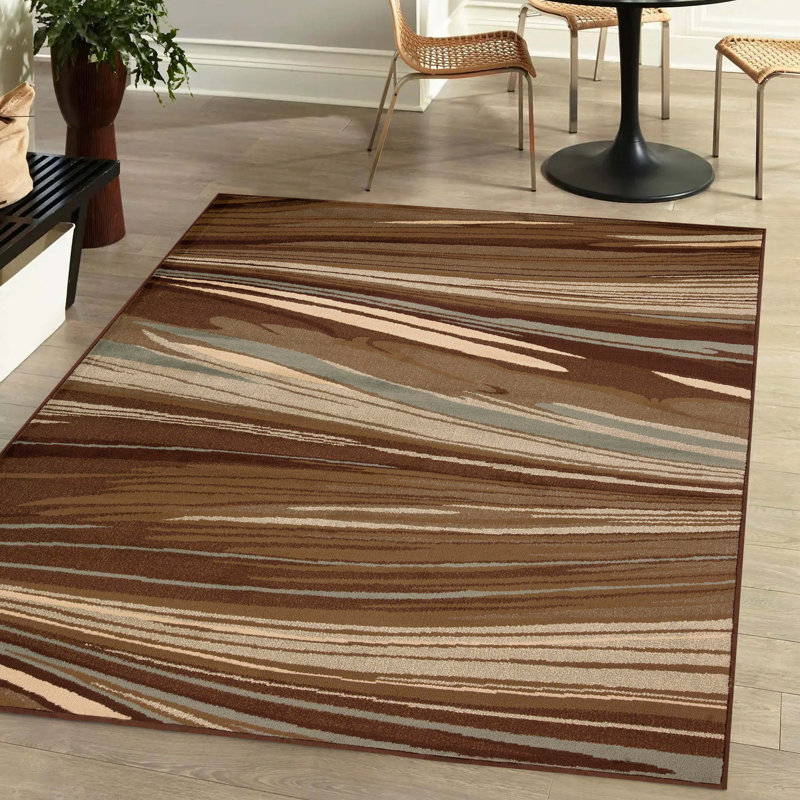 Tapis d'intérieur multicolore Orlando, Rectangle 7 pi x 9 pi